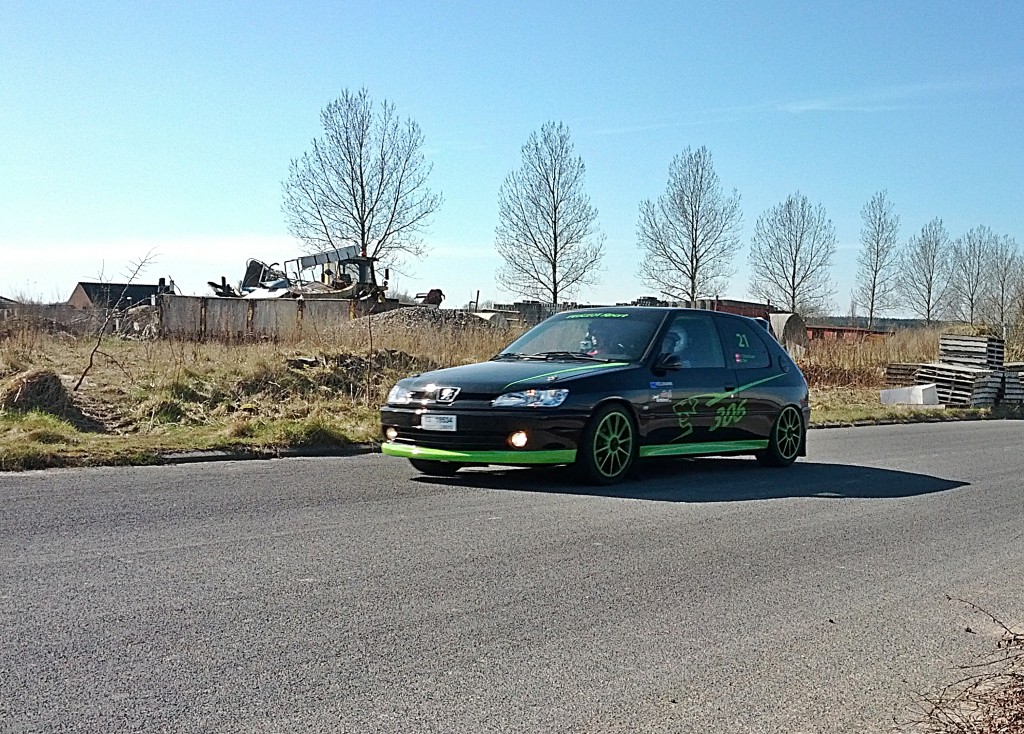 En virkelig flot Peugeot 306 med matchende sprød lyd.
(Foto: Michael Nygaard Pedersen)